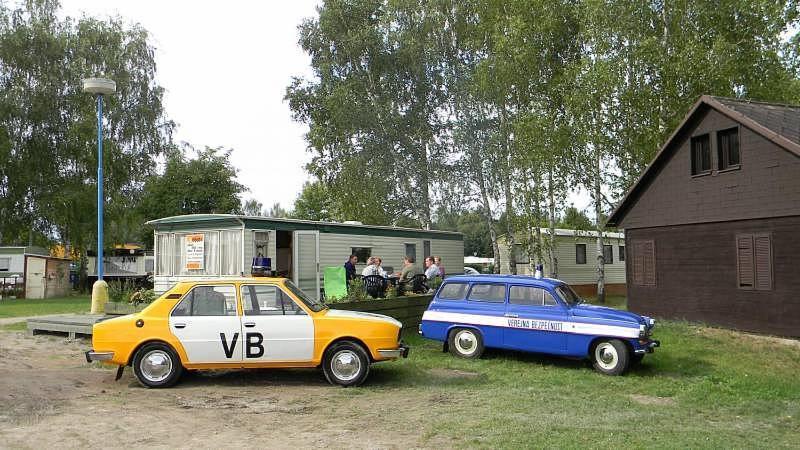 Hotel Mobilni Dum U Goldy Česká Skalice Esterno foto